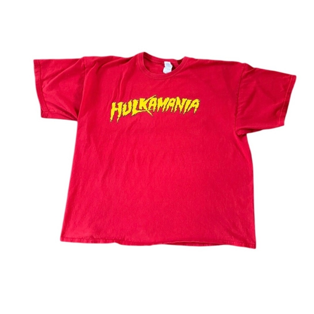 Hulk Hogan Hulkamania TNA Wrestling T-Shirt Red Mens 3XL Graphic Tee Gildan